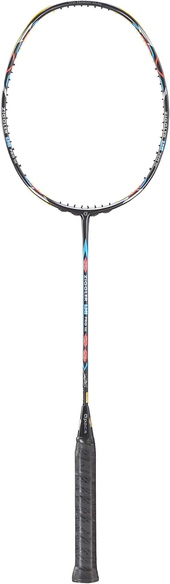 Apacs LHI3 Badminton Racquet Zigler Pro H.I 3 ZIGGLER LHI PRO III 4U 38 lb Compatible with Association Approved Racquet