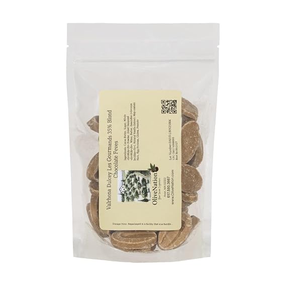 Valrhona Dulcey Blond Chocolate Feve from OliveNation - 1 pound