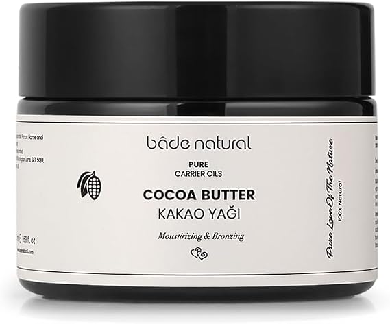 Bade Natural Cold Pressed Cocoa Butter 100% Natural & Pure 1 Pack (1 X 50 Ml)