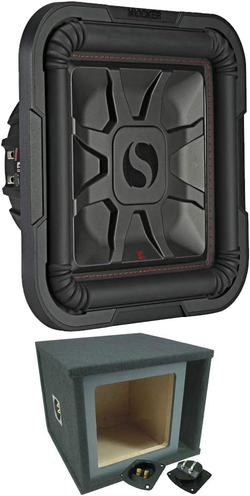 KICKER 46L7T122 L7T 12" Ported Sub Box 1200W Loaded Subwoofer Enclosure