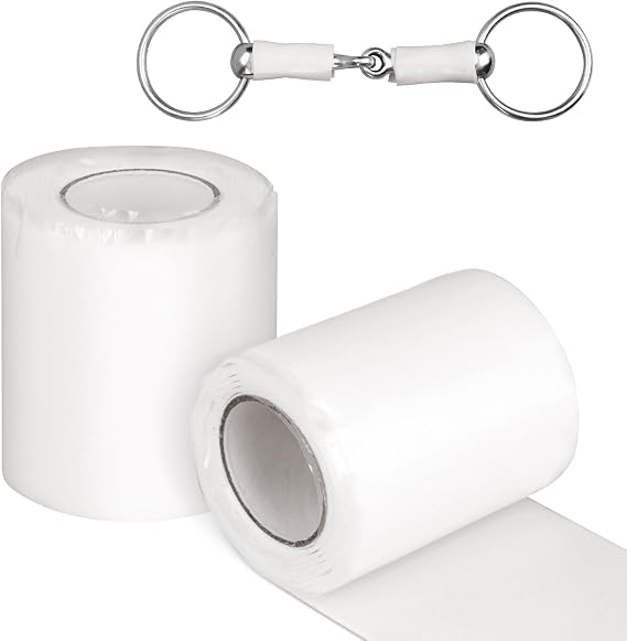 PEUTIER 2 Rolls Horse Bit Wrap Tape, Silicone Horse Bit Protector Guards Wrap Elastic Protection Tape for Horses Bit Care, Horse Bit Accessories for Equine Equestrian Horse Supplies