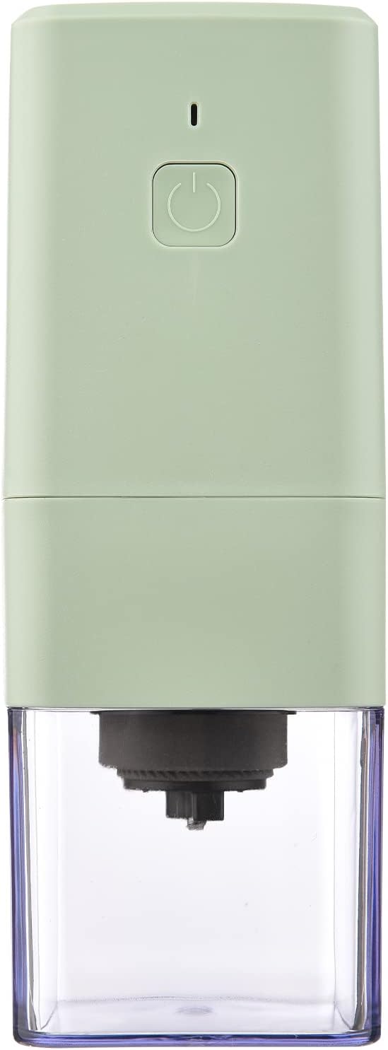 Mini Electric Burr Coffee Grinder with Adjustable Coarse Fine Grinding Removable Chamber