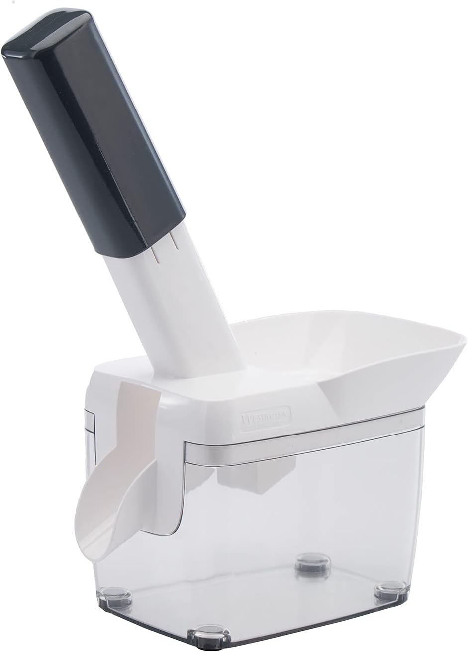 Westmark Cherry Stoner Pitter, Stainless Steel plunger  with Waste Container, Stones Cherries Ready For Cakes and Preserves