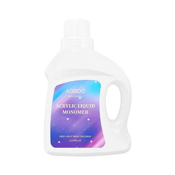 Acrylic Liquid Monomer 500ml/17Fl.Oz Acrylic Nails Kit For Acrylic Nail Powder