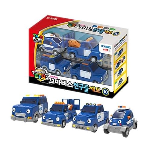 Tayo The Little Bus Friends Set 10 Mini Special 4 Piece Parallel Import