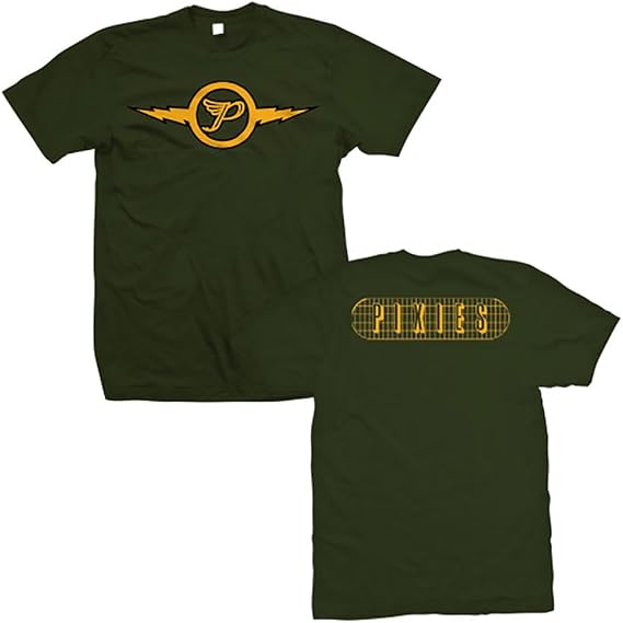 Pixies Lightning Logo Men's Green T-Shirt