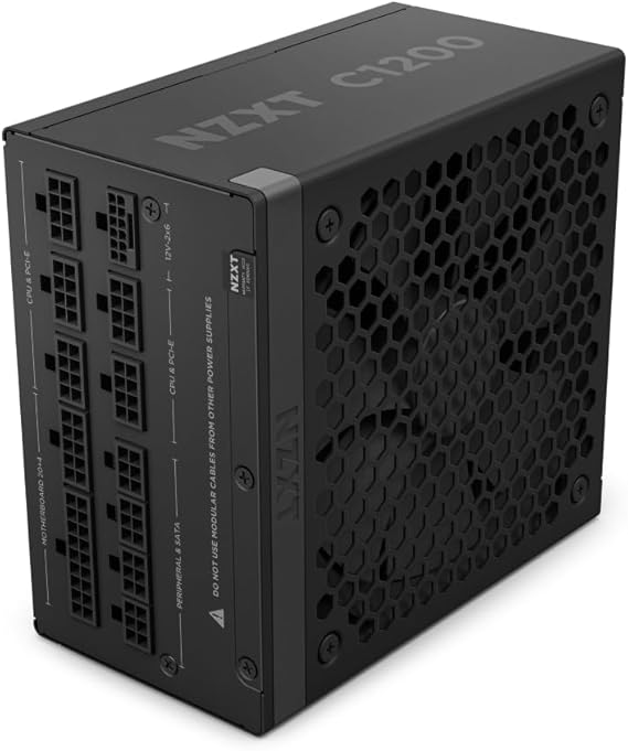 Nzxt C1200 1200W 80 Gold Atx 3.1 Fully Modular Black Power Supply