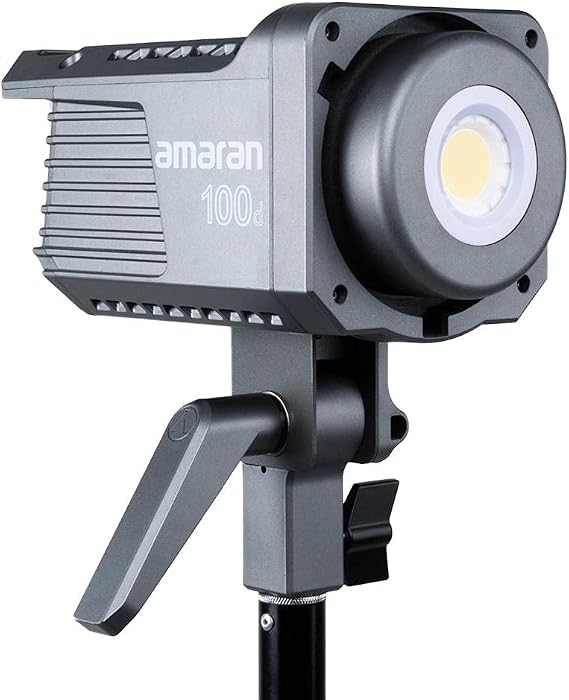 US Stock Aputure Amaran 100D Daylight LED Lights 5600K Bluetooth App DC/AC Power Supply