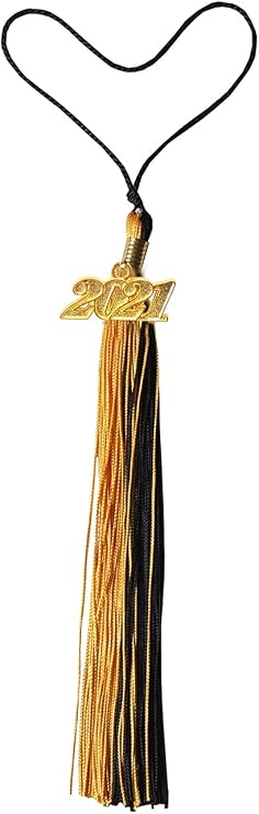 GraduationForYou Two-Colors Graduation Tassel 9-inch with 2026 Year Charm