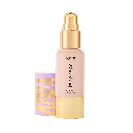 tarte face tape foundation Full-Coverage 12hr Waterproof Makeup, Hydrating & Smoothing with a Natural Matte Finish for Transfer-Proof Comfortable Long-Wear Foundation, Vegan & Cruelty-Free