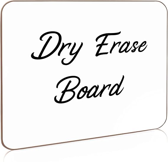 Scribbledo Small White Board Dry Erase Mini Whiteboard 9x12 Inch Small Dry Erase Board Marker Board Dry Erase Lapboards Handheld Personal White Boards for Students Whiteboard Office