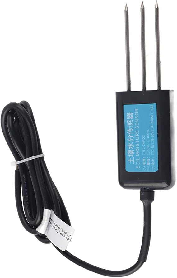 Soil Moistures Sensor, Icstation Humidity Detector Soil Moistures Probe Single Soil Humidity Sensor Soil Moistures Transmitter Rs485 Output