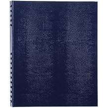 Blueline NoteProTM Notebook, Indexing System, 10.75" x 8.5", 150 Pages, Indigo Blue (A10150.BLU)