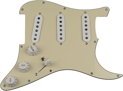 Prewired Pickups Set 7-Way Loaded Pickguard Guitar Pickups SSS 60s Style Single Coils Alnico 5 Wiring for Strat Loaded Humbucker Color : 9