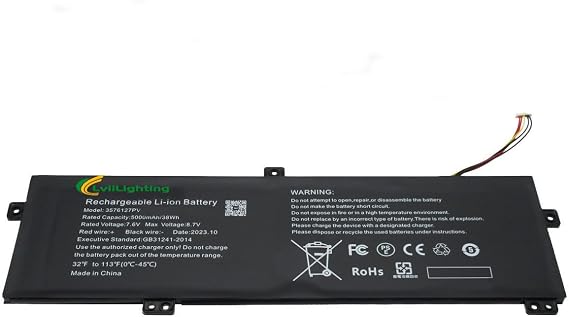 U3576127PV Laptop Battery 2ICP4/76/127 Replacement for Gateway GWTN156 3 GWTN156-1 GWTN156-1BK GWTN156-11BK 7.6V 5000mAh 38Wh