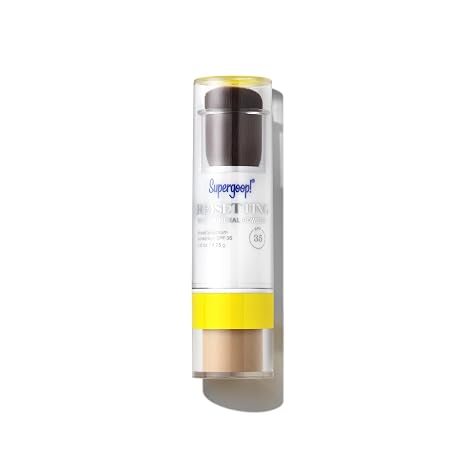 Supergoop! (Re) setting Face Powder SPF 35 - Broad Spectrum Mineral Sunscreen - 0.15 oz - Shine Control, Matte Finishing, On-the-Go Sun Protection