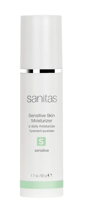 Sanitas Skincare Sensitive Skin Moisturizer, Strengthen & Soothe Fragile Skin, 1.7 Ounce