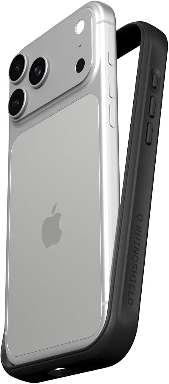 RHINOSHIELD Mod NX Bumper Phone Case for iPhone 17 Pro Max Black | Bumper Case without Backplate, Ultra-Slim Design, Minimalist Style, Military Grade Drop Protection