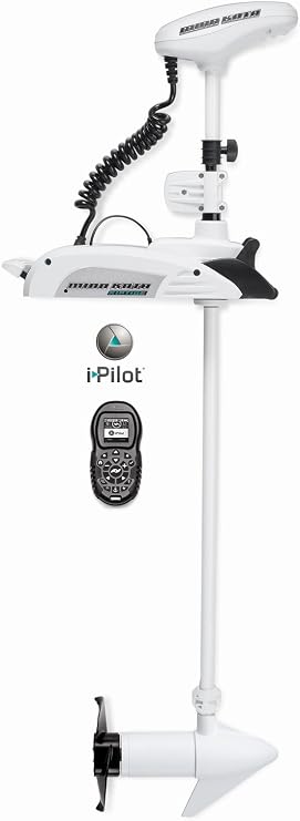 Minn Kota 1363706 Riptide Terrova Saltwater Electric-Steer Bow-Mount Trolling Motor with Digital Maximizer & i-Pilot GPS, 55 lbs Thrust, 54" Shaft