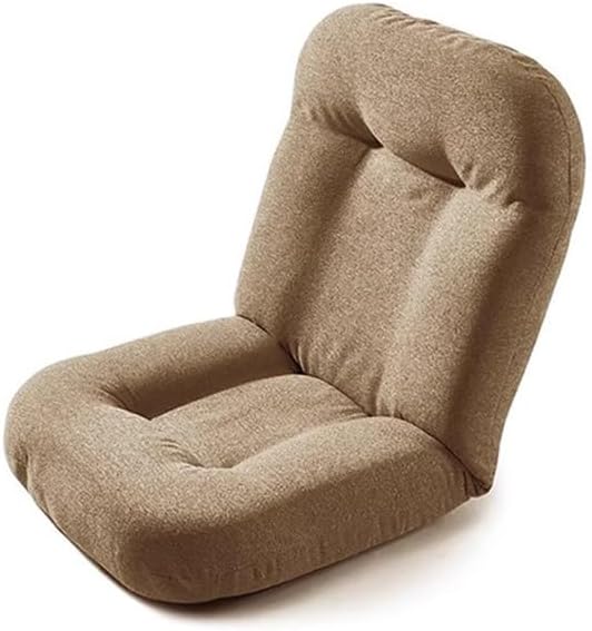Adjustable 14-Position Memory Foam Floor Chair Foldable Comfortable Seat for Gaming, Reading, Meditation Back Support - Foldable Banana Rocker Chairs A