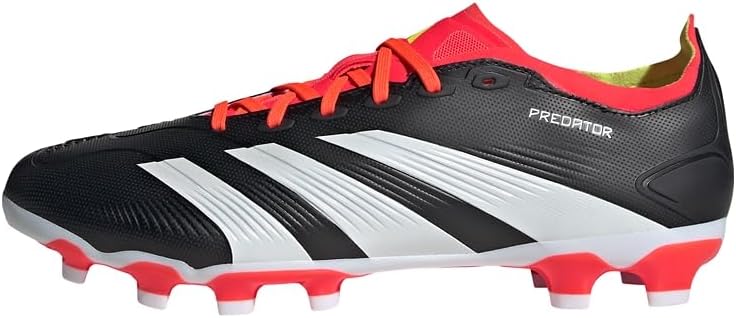 adidas - Unisex Predator.3 Sneaker, Core Black Cloud White Solar Red, 9.5 US Women/8.5 US Men