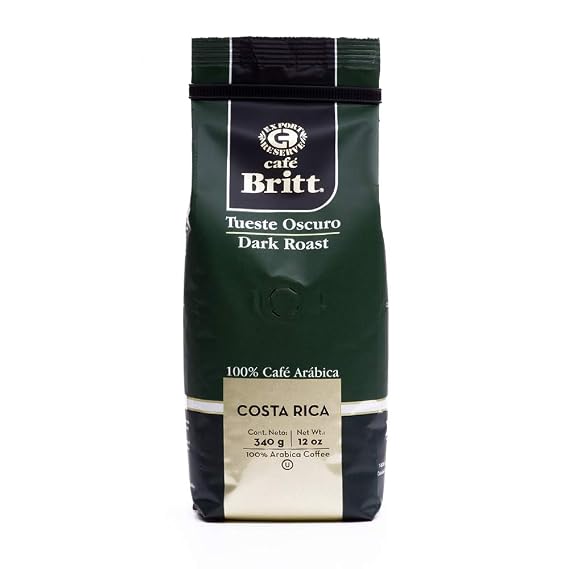Cafe Britt - Dark Roast Costa Rican Coffee, Whole Bean