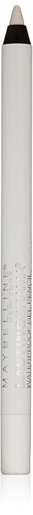 Maybelline New York Eyestudio Lasting Drama Waterproof Gel Eye Pencil, Cashmere White, 0.04 Ounce