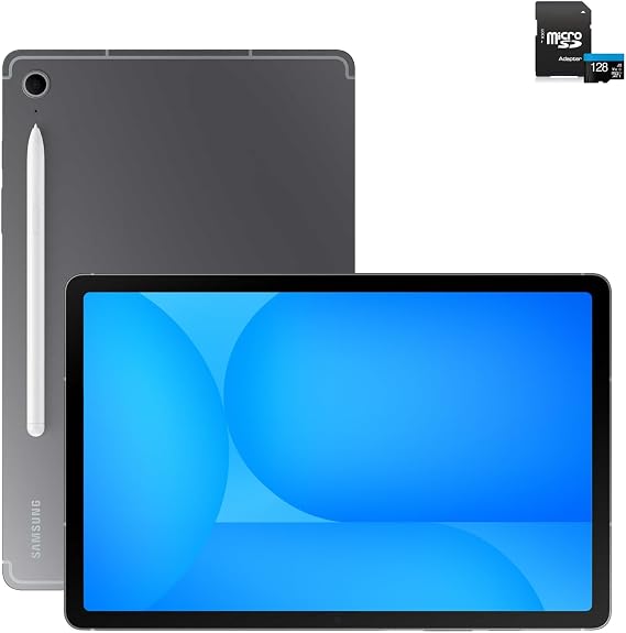 Samsung Galaxy Tab S10 FE 10.9" Wi-Fi Tablet | 8G + 256GB (128GB + 128GB SD) Intl Version S Pen, Long Battery Life, Powerful Performance, 90Hz Display, Ideal for Work, Study & Entertainment, Gray