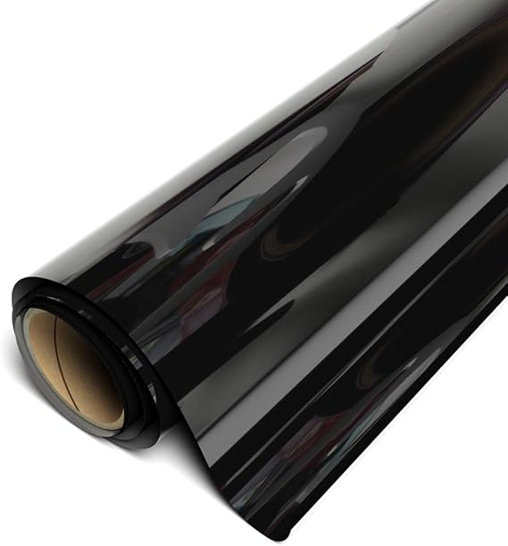 Siser EasyWeed Heat Transfer Vinyl 11.8" x 30ft Roll (Black) - Compatible with Siser, Cricut, Silhouette and Other Craft/Professional Cutters - CPSIA Certified