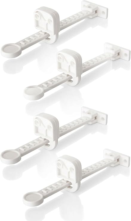 Baby Lock 4 Adet Pencere Kilidi Ayarlanabilir Hırsız Güvenlik Pencere Kilidi
