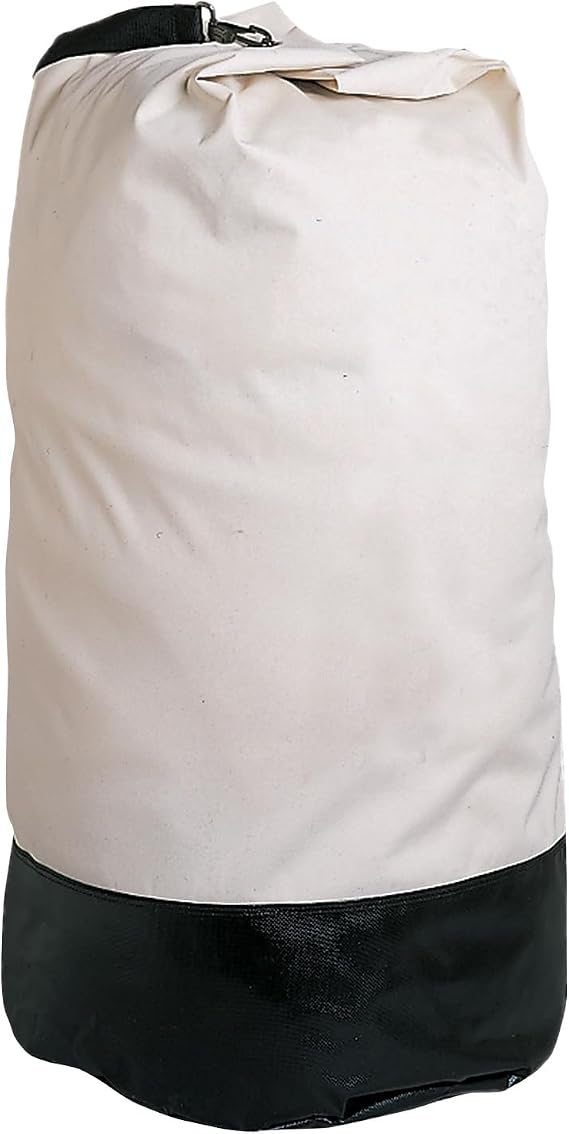 Champion Sports 22 Oz. Heavy Duty Waterproof Nylon Duffel Bag - Durable Leather Bottom - Shoulder Strap and Inside Pocket