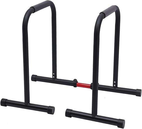Functional Heavy Duty Dip Stands, Adjustable Parallel Bars for Home Workout, Parallel Bars Workout Exercise Equalizer Bars Fitness, 440LBS Load Capacity