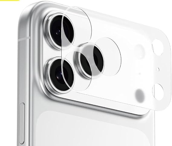 iPhone 17 Pro Max Uyumlu Görünmez Darbe Emici Lens Modülü Koruma Filmi