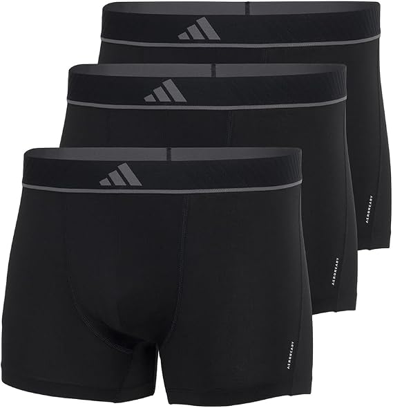 adidas Men's Trunk (3pk) - Active Micro Flex Eco - Bequeme Unterwäsche Shorts/Pants (pack of 3)