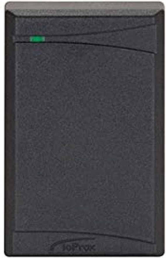 Kantech P325XSF ioProx Proximity Card Reader, Black, Up to 20.5 cm (8") Read Range, 26-Bit Wiegand, Digital Signal Processing (DSP), 4.5 to 14 VDC, 45 mA, Single Gang Mount, Weatherproof