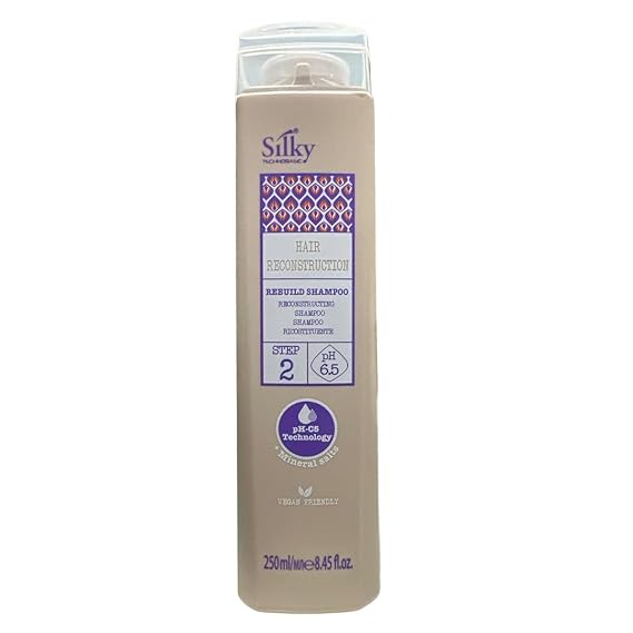 Rebuild Hair Repair Shampoo for Split Ends - Moisturizing Shampoo | Dry - Hydrating, Anti Frizz Formulation All Natural Shampoo for Deep Nourishment and Repair 250ml