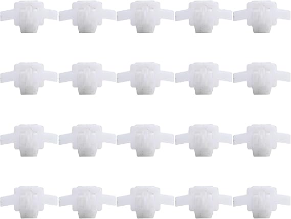 Lecreatekit Wheel Arch Trim Clips, Plastic Exterior Front Wing Surround Retainers for honda 8th Gen Civic and 3rd Gen for CRV, 20 Pack