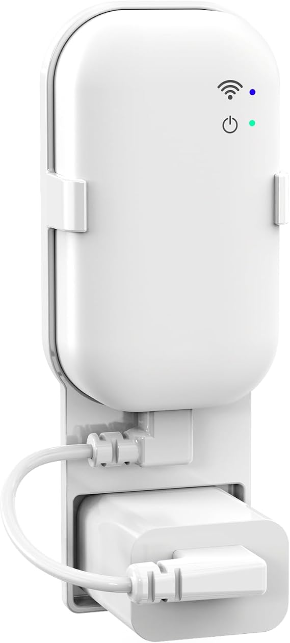 Outlet Wall Mount for Blink Sync Module Core, Sync Module Holder with Cable | No Messy Wires, Space-Saving Sync Module Mount with USB Short Cable, No Drill Blink Outdoor Camera Accessories, Easy Install