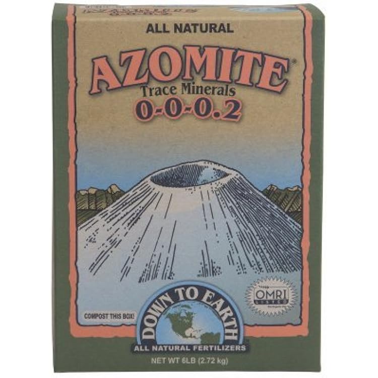 Down To Earth All Natural Fertilizers Down to Earth Organic White Azomite Powder for Improving Plant Growth 0-0-0.2, 5 lb
