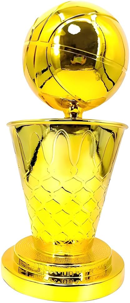 Full-Size Basketball Championship Trophy Replica – Larry O'Brien Fans Collectible, Sports Memorabilia, Fan Gift, Souvenir, Clubhouse & Office Display, Showcase Ornament