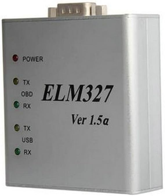 1 pc ELM327 Metal Aluminum OBD2 Auto Diagnostic Tool ELM 327 USB Metal Interface Code Reader Scanner V1.5a