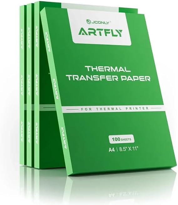 ARTFLY Tattoo Stencil Paper - 100 Sheets Transfer Paper A4 Tattoo Paper for Thermal Printers and Professional Artists