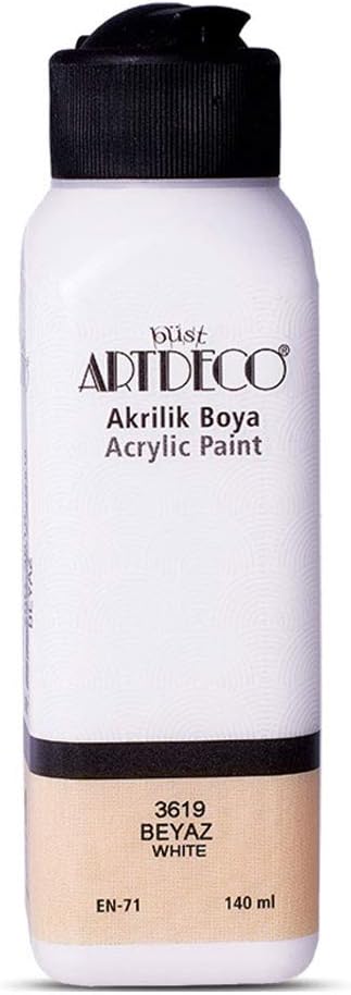 Artdeco Acrylic Paint, 140ml, White 3619
