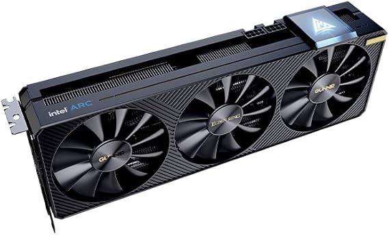 WEELIAO GUNNIR Intel Arc A750 Photon 8G OC X ELDEN RING Graphics Card, 2400 Mhz Video Card, 8GB 256-bit GDDR6,PCIE 4.0,1 HDMI,3 DP,3 Fans.TBP 285W