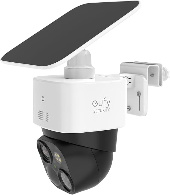 Gutter Mount Bracket Compatible with Eufy Security SoloCam S340/SoloCam E30/E42,Solar Security Camera(1pack-White)