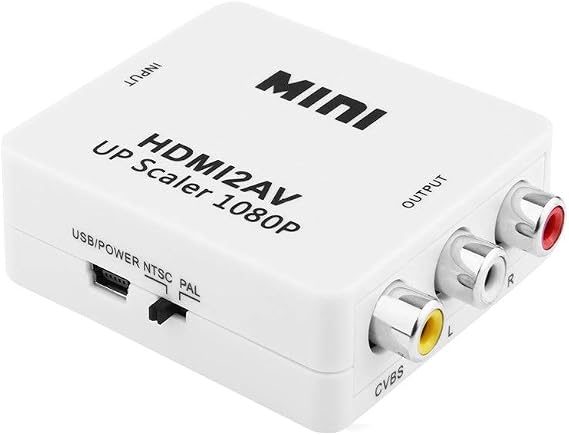 Alfais 4552 HDMI to RCA 1080P Supported Av tos Scart Converter