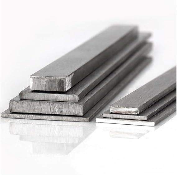Steel bar,Stainless Steel Flat bar, 316 Stainless Steel Bar Plate Thickness 5mm Width 10/15/20/25/30/40/50/60/80mm Length 100mm 200mm 300mm 500mm 800mm 1000mm(Length 100mm,5x10mm)