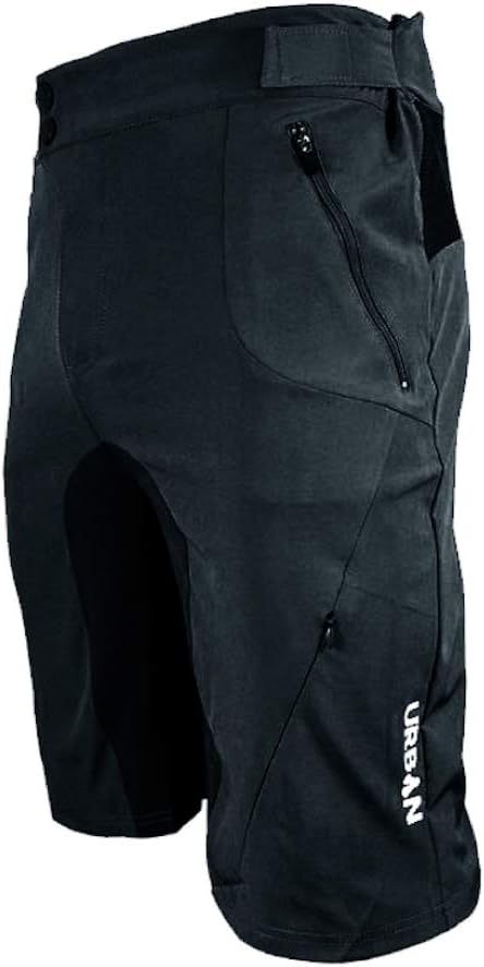 Flex MTB Trail Shorts - Soft Shell Mountain Bike Shorts with Zip Pockets and Vents Blue