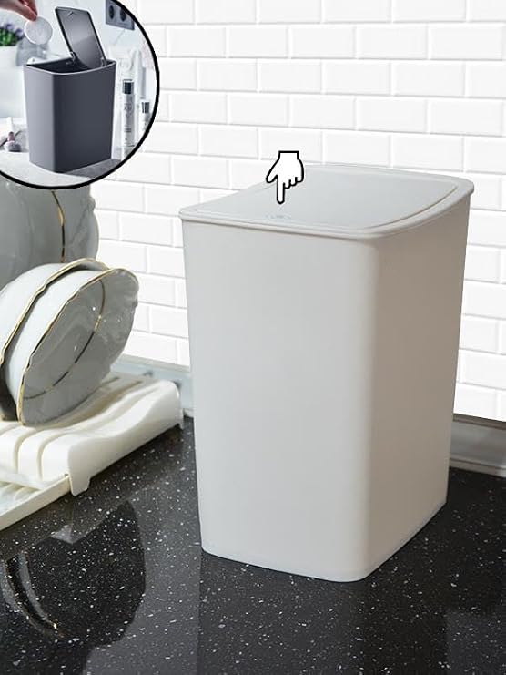 Smartware Touch Çöp Kovası 4 LT BEYAZ