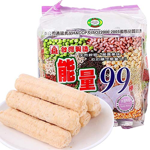 Rice Roll - Taro Flavor - 3 x 6.35 oz  3 x 18 rolls - Delicious vegetarian food - Original from Taiwan